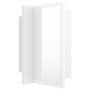 Armario espejo de baño LED acrílico blanco brillo 40x12x45 cm de vidaXL, Tocadores de baño - Ref: Foro24-804953, Precio: 47,7...