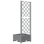 Jardinera con enrejado PP gris claro 40x40x121,5 cm de vidaXL, Maceteros y jardineras - Ref: Foro24-153269, Precio: 39,24 €, ...