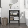 Estructura de lavabo de hierro negro 59x38x83 cm de vidaXL, Tocadores de baño - Ref: Foro24-338488, Precio: 102,15 €, Descuen...