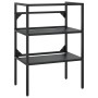 Estructura de lavabo de hierro negro 59x38x83 cm de vidaXL, Tocadores de baño - Ref: Foro24-338488, Precio: 102,15 €, Descuen...