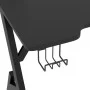 Escritorio gaming con patas en forma de Y negro 110x60x75 cm de vidaXL, Escritorios - Ref: Foro24-325406, Precio: 106,67 €, D...