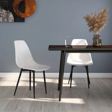 Sillas de comedor 2 unidades blancas PP de vidaXL, Sillas de comedor - Ref: Foro24-338042, Precio: 103,88 €, Descuento: %