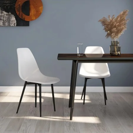 Sillas de comedor 2 unidades blancas PP de vidaXL, Sillas de comedor - Ref: Foro24-338042, Precio: 102,74 €, Descuento: %