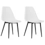 Dining chairs 2 units white PP by vidaXL, dining chairs - Ref: Foro24-338042, Price: 102,74 €, Discount: %