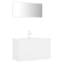 Juego de muebles de baño madera de ingeniería blanco de vidaXL, Muebles de baño - Ref: Foro24-3071684, Precio: 266,74 €, Desc...
