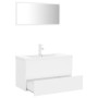 Juego de muebles de baño madera de ingeniería blanco de vidaXL, Muebles de baño - Ref: Foro24-3071684, Precio: 266,74 €, Desc...