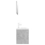 Juego de muebles de baño madera de ingeniería gris hormigón de vidaXL, Muebles de baño - Ref: Foro24-3071688, Precio: 255,90 ...