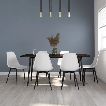 Sillas de comedor 6 unidades blancas PP de vidaXL, Sillas de comedor - Ref: Foro24-3082341, Precio: 256,83 €, Descuento: %