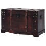 Baúl vintage de madera 66x38x40 cm de vidaXL, Baúles de almacenamiento - Ref: Foro24-245478, Precio: 97,45 €, Descuento: %