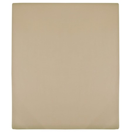 Sábana bajera jersey algodón gris taupe 180x200 cm de vidaXL, Sábanas - Ref: Foro24-136228, Precio: 19,28 €, Descuento: %