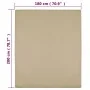 Sábana bajera jersey algodón gris taupe 180x200 cm de vidaXL, Sábanas - Ref: Foro24-136228, Precio: 18,94 €, Descuento: %