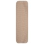 Alfombrillas de escalera 15 uds beige rectangular 75x20 cm de vidaXL, Alfombrillas para escalones - Ref: Foro24-340403, Preci...