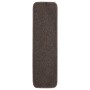 Alfombrillas de escalera 15 uds marrón rectangular 75x20 cm de vidaXL, Alfombrillas para escalones - Ref: Foro24-340401, Prec...