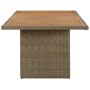 Mesa de comedor de jardín ratán sintético marrón 200x100x74 cm en Mesas de jardín | Comprar online en Foru.es
