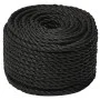 Cuerda de trabajo polipropileno negro 12 mm 50 m de vidaXL, Sogas y cuerdas metálicas - Ref: Foro24-153017, Precio: 27,41 €, ...