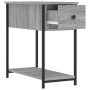 Mesitas noche 2 uds madera ingeniería gris Sonoma 30x60x60 cm de vidaXL, Mesitas de noche - Ref: Foro24-826060, Precio: 64,81...