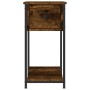 Mesitas noche 2 uds madera ingeniería roble ahumado 30x60x60 cm de vidaXL, Mesitas de noche - Ref: Foro24-826058, Precio: 46,...