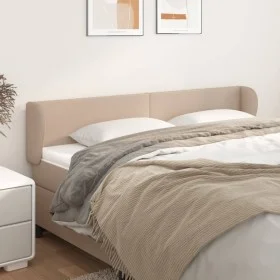 Cabecero de cuero sintético color capuchino 203x23x78/88 cm de vidaXL, Cabeceros y pies de cama - Ref: Foro24-3116977, Precio...