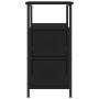 Mesitas de noche 2 uds madera de ingeniería negra 30x60x60 cm de vidaXL, Mesitas de noche - Ref: Foro24-826064, Precio: 103,4...