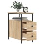 Mesitas noche 2 uds madera ingeniería roble Sonoma 30x60x60 cm de vidaXL, Mesitas de noche - Ref: Foro24-826066, Precio: 103,...