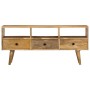 Mueble para TV de madera maciza de mango 110x36x50 cm de vidaXL, Muebles TV - Ref: Foro24-285824, Precio: 183,00 €, Descuento: %