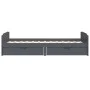Estructura cama con cajones madera maciza de pino gris 90x200cm de vidaXL, Camas y somieres - Ref: Foro24-322163, Precio: 212...