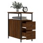 Mesitas noche 2 uds madera ingeniería marrón roble 30x60x60 cm de vidaXL, Mesitas de noche - Ref: Foro24-826072, Precio: 90,5...