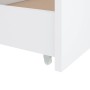 Estructura cama cajones madera maciza de pino blanco 90x200 cm de vidaXL, Camas y somieres - Ref: Foro24-322160, Precio: 179,...