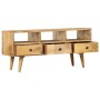 Mueble para TV de madera maciza de mango 110x36x50 cm de vidaXL, Muebles TV - Ref: Foro24-285824, Precio: 183,00 €, Descuento: %
