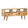 Mueble para TV de madera maciza de mango 110x36x50 cm de vidaXL, Muebles TV - Ref: Foro24-285824, Precio: 183,00 €, Descuento: %