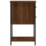 Mesitas noche 2 uds madera ingeniería marrón roble 32x42x70 cm de vidaXL, Mesitas de noche - Ref: Foro24-826102, Precio: 80,1...