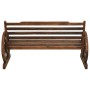 Banco de jardín madera maciza de abeto 142 cm de vidaXL, Bancos de jardín - Ref: Foro24-313892, Precio: 266,18 €, Descuento: %