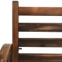 Banco de jardín madera maciza de abeto 142 cm de vidaXL, Bancos de jardín - Ref: Foro24-313892, Precio: 266,18 €, Descuento: %