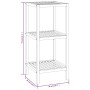 Estantería de baño madera maciza nogal 36x36x79 cm de vidaXL, Librerías y estanterías - Ref: Foro24-350365, Precio: 46,28 €, ...