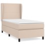 Cama box spring con colchón cuero sintético capuchino 100x200cm de vidaXL, Camas y somieres - Ref: Foro24-3128900, Precio: 34...