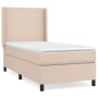 Cama box spring con colchón cuero sintético capuchino 100x200cm de vidaXL, Camas y somieres - Ref: Foro24-3132368, Precio: 34...