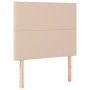 Cama box spring con colchón cuero sintético capuchino 100x200cm de vidaXL, Camas y somieres - Ref: Foro24-3132368, Precio: 34...