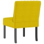 Silla tapizada de terciopelo amarillo de vidaXL, Sillas poltrona - Ref: Foro24-352455, Precio: 59,92 €, Descuento: %
