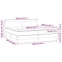 Cama box spring con colchón cuero sintético capuchino 200x200cm de vidaXL, Camas y somieres - Ref: Foro24-3141028, Precio: 56...