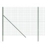 Cerca de alambre de acero galvanizado verde 2,2x25 m de vidaXL, Paneles de vallas - Ref: Foro24-154079, Precio: 249,62 €, Des...