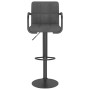 Taburetes de cocina 2 unidades terciopelo gris oscuro de vidaXL, Taburetes de cocina - Ref: Foro24-334660, Precio: 143,16 €, ...