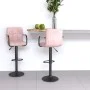 Taburetes de cocina 2 unidades terciopelo rosa by vidaXL, Kitchen stools - Ref: Foro24-334664, Price: 140,76 €, Discount: %