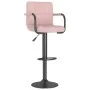 Taburetes de cocina 2 unidades terciopelo rosa by vidaXL, Kitchen stools - Ref: Foro24-334664, Price: 140,76 €, Discount: %
