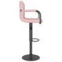 Taburetes de cocina 2 unidades terciopelo rosa de vidaXL, Taburetes de cocina - Ref: Foro24-334664, Precio: 144,09 €, Descuen...