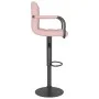 Taburetes de cocina 2 unidades terciopelo rosa by vidaXL, Kitchen stools - Ref: Foro24-334664, Price: 140,76 €, Discount: %