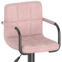 Taburetes de cocina 2 unidades terciopelo rosa de vidaXL, Taburetes de cocina - Ref: Foro24-334664, Precio: 144,09 €, Descuen...