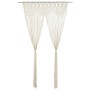 Cortina de macramé algodón 140x240 cm de vidaXL, Cortinas y visillos - Ref: Foro24-323977, Precio: 44,71 €, Descuento: %