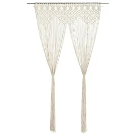 Macrame cotton curtain 140x240 cm by vidaXL, Curtains and curtains - Ref: Foro24-323977, Price: 45,60 €, Discount: %