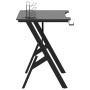 Escritorio gaming con patas en forma de Y negro 90x60x75 cm de vidaXL, Escritorios - Ref: Foro24-325404, Precio: 118,20 €, De...
