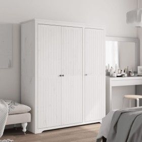 Armario BODO madera maciza de pino blanco 146x53,5x173 cm de vidaXL, Armarios roperos - Ref: Foro24-355062, Precio: 400,69 €,...
